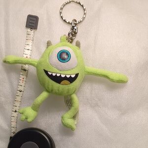 mike wazowski  from movie Monster's Inc.   Plush Keychain